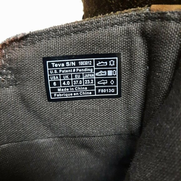 Teva "de la vina low" Boot Brown Leather Boots 6 - Picture 4 of 9